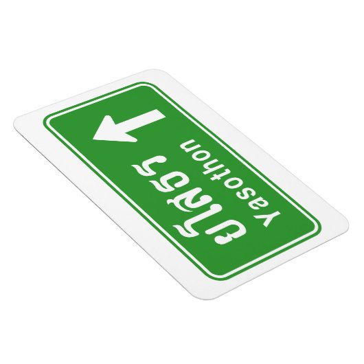 Yasothon Ahead ⚠ Thai Highway Traffic Sign ⚠ Magneet (Rechterzijde)