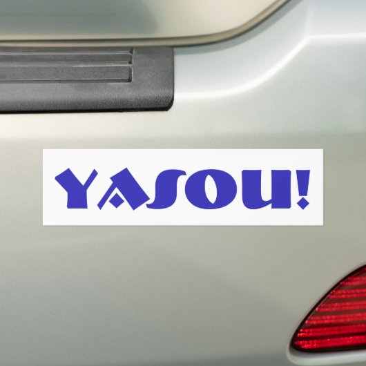 Yasou Greek Blessing Bumpersticker (Op auto)