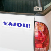Yasou Greek Blessing Bumpersticker (Op Truck)