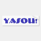 Yasou Greek Blessing Bumpersticker (Voorkant)