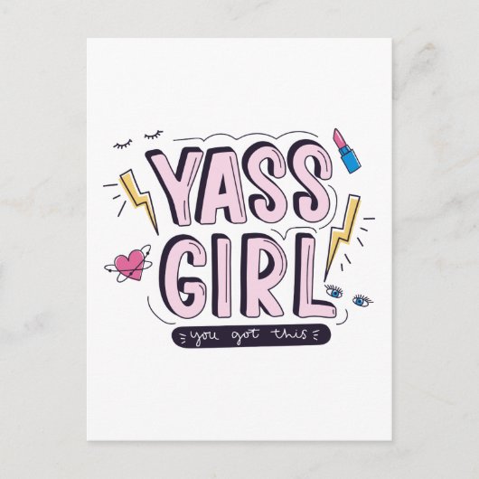 Yass Girl | U hebt dit Briefkaart (Voorkant)