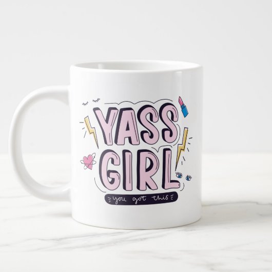 Yass Girl | U hebt dit Grote Koffiekop (Links)