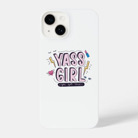 Yass Girl | U hebt dit iPhone Hoesje (Achterkant)