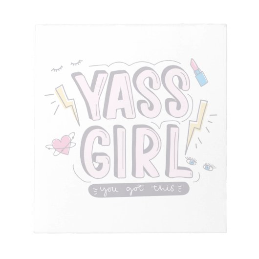 Yass Girl | U hebt dit Notitieblok (Voorkant)