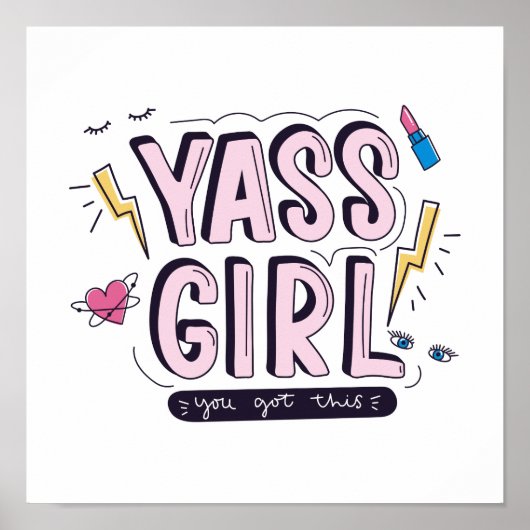 Yass Girl | U hebt dit Poster (Voorkant)