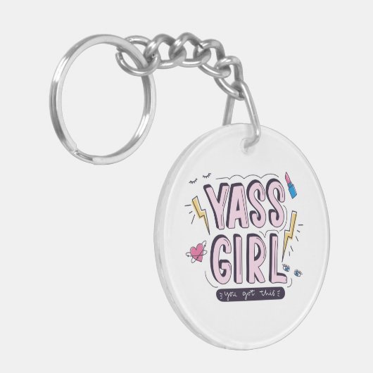 Yass Girl | U hebt dit Sleutelhanger (Voorkant Links)
