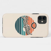Yassified Retro Sunset Case-Mate iPhone Case (Achterkant (horizontaal))