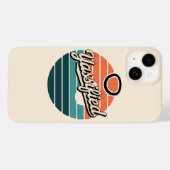 Yassified Retro Sunset Case-Mate iPhone Case (Achterkant (horizontaal))