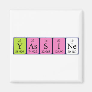 Yassine periodieke tabelnaam magneet