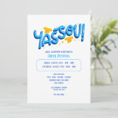 Yassou Grieks Kaart (Staand voorkant)