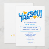 Yassou Grieks Kaart (Voorkant / Achterkant)