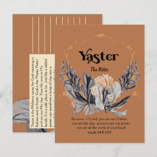 Yaster   Namen van de goddelijke revolutie Briefkaart