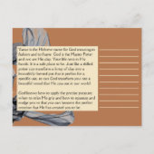 Yaster | Namen van de goddelijke revolutie Briefkaart (Achterkant)