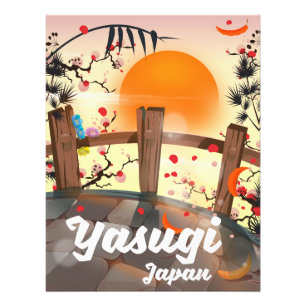 Yasugi Japan Bloementuin Foto Afdruk