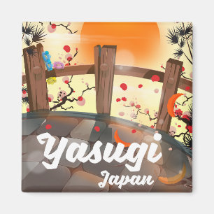 Yasugi Japan Bloesemtuintje Magneet