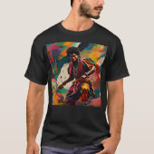 Yasuke African Samurai Warrior Abstract T-shirt (Voorkant)