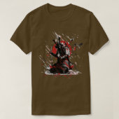 Yasuke Black Samurai Bushido Warrior Japa T-shirt (Design voorkant)
