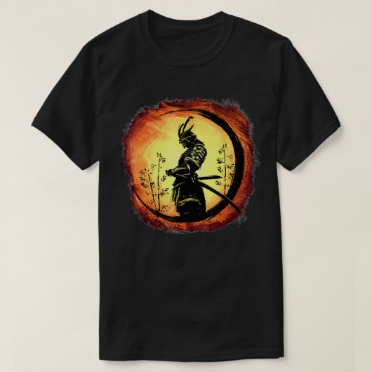 Yasuke Black Samurai Bushido Warrior Japa T-shirt (Design voorkant)