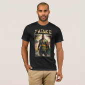 Yasuke Martial Arts Samurai Art T-shirt (Voorkant volledig)