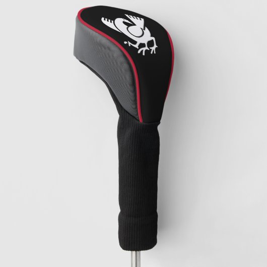 Yata kraai golfheadcover (Schuin)