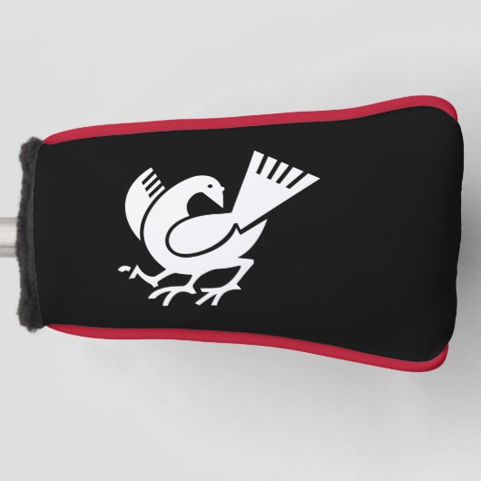 Yata-kraai Golfheadcover (Voorkant)
