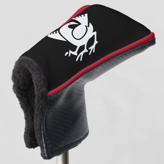 Yata-kraai Golfheadcover (3/4 voorkant)