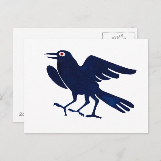 Yatagarasu-symbool van Japan Briefkaart (Voorkant / Achterkant)