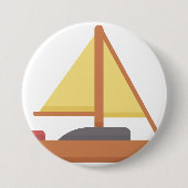Yatch Ronde Button 7,6 Cm (Voorkant)
