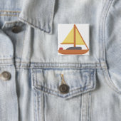 Yatch Vierkante Button 5,1 Cm (In situ)