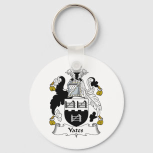 Yates Family Crest Sleutelhanger