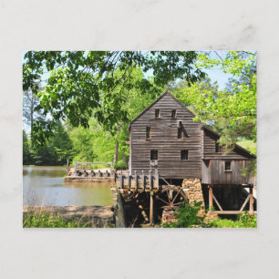 Yates Mill in Raleigh, North Carolina Briefkaart
