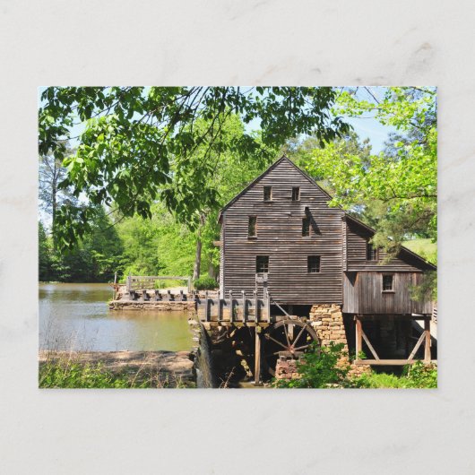 Yates Mill in Raleigh, North Carolina Briefkaart (Voorkant)