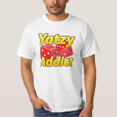 Yatzy Addict Pro Fun draag! T-shirt (Voorkant)