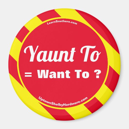 Yaunt to = Wil je? Magneet (Voorkant)