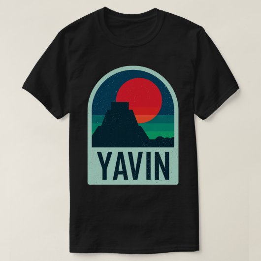 Yavin Geometrische en minimalistische series T-shirt (Design voorkant)