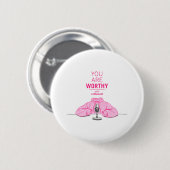YAW LOGO RONDE BUTTON 5,7 CM (Voorkant /achterkant)