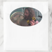 Yawn Ovale Sticker (Tas)