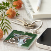 Yawning Bobcat Sleutelhanger (Voorkant Rechts)