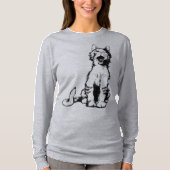 Yawning Cat T-shirt (Voorkant)