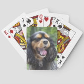 Yawning Cavalier King Charles Spaniel Pokerkaarten (Achterkant)