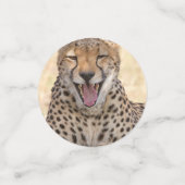 Yawning Cheetah Confetti (Kleine voorkant)