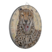 Yawning Cheetah Dartbord (Voorkant Links)