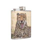 Yawning Cheetah Heupfles (Rechts)