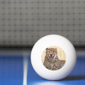 Yawning Cheetah Pingpongbal (Net)
