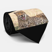 Yawning Cheetah Stropdas (Opgerold)