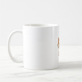 Yawning fox mug koffiemok
