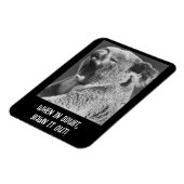 Yawning Koala - grappige quote Magneet (Linkerzijde)