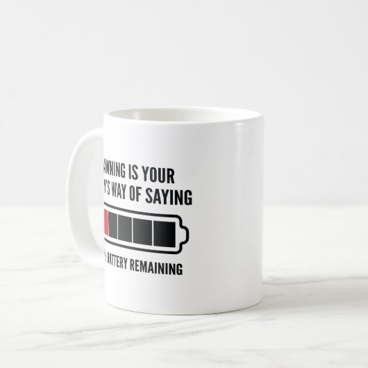 Yawning Koffiemok (Voorkant links)