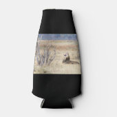 Yawning lion flesjeskoeler (Voorkant)