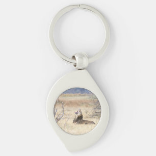 Yawning lion sleutelhanger